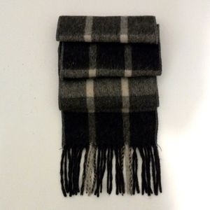 NWOT Unisex  100% Alpaca Plaid Scarf